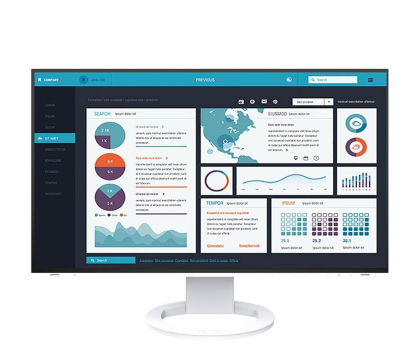 Monitor LED 27" (26,5"-28,4") EIZO FlexScan EV2781-WT